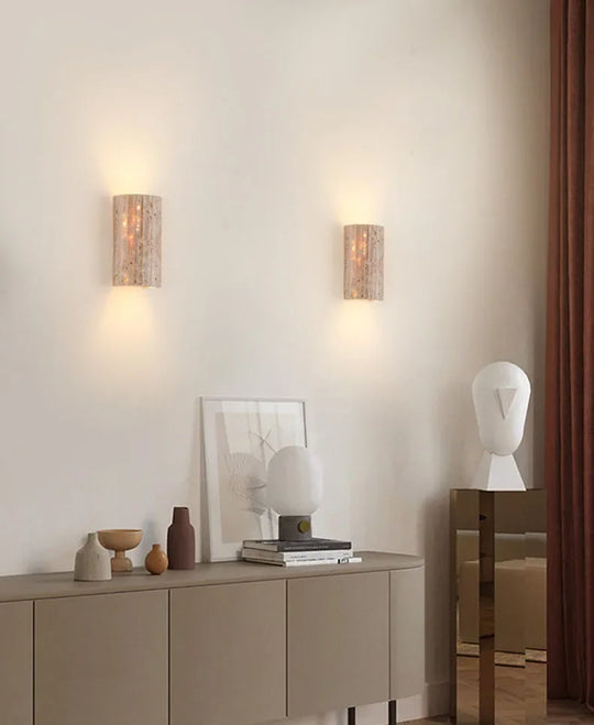 Home Deco Wabi Sabi Natural Stone Wall Light