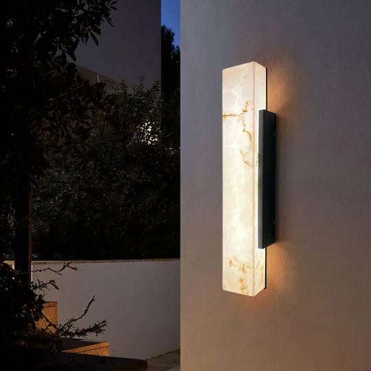 Home Deco Outdoor Imitation Marble LED Wall Light
