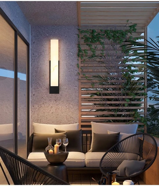 Home Deco Marble LED Outdoor Wall Lamp
