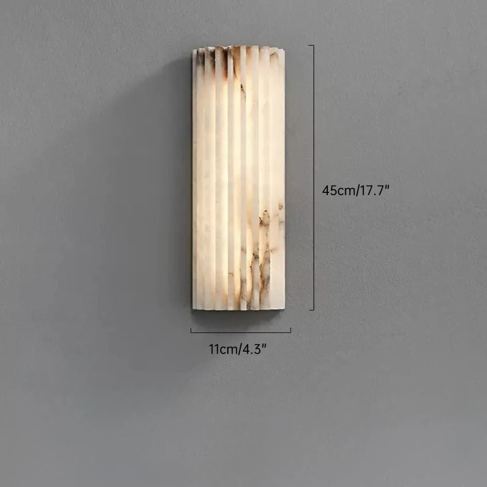 Home Deco Modern Marble Copper Wall Lamp