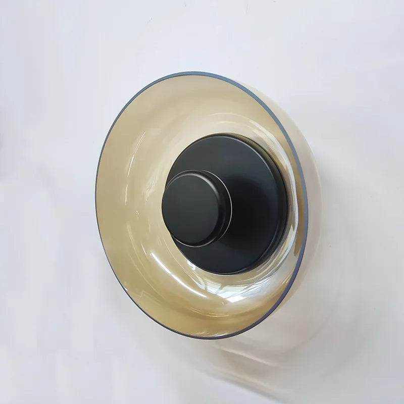 Home Deco Modern Glass Bowl Hanging Wall Lamp