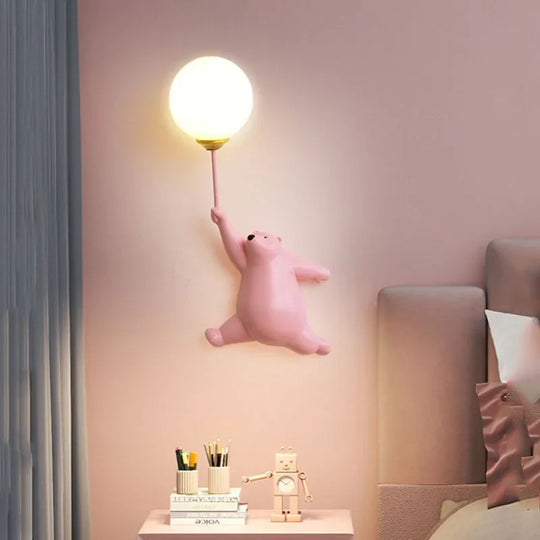 Home Deco Polar Bear LED Wall Lamp