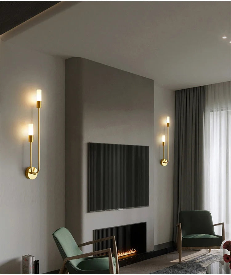 Home Deco Nordic Gold LED Wall Lamp