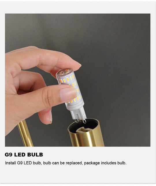 Home Deco Nordic Gold LED Wall Lamp