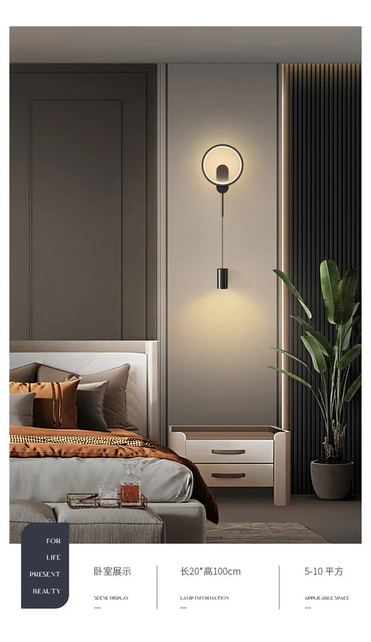 Home Deco Modern Minimalist LED Wall Lamp