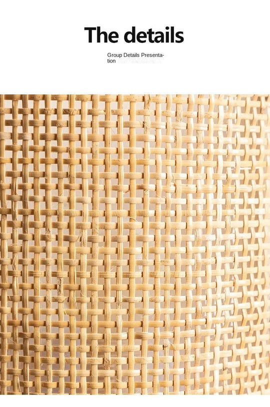 Home Deco Natural Rattan Wall Lamp