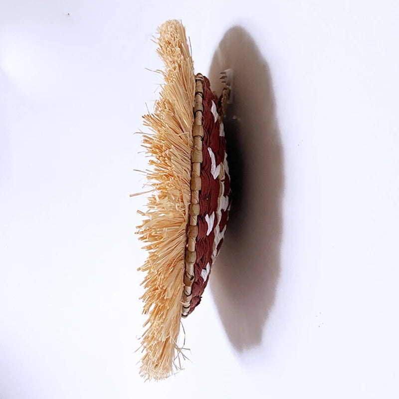 Itzayana Moroccan Style Grass Woven Wall Decor