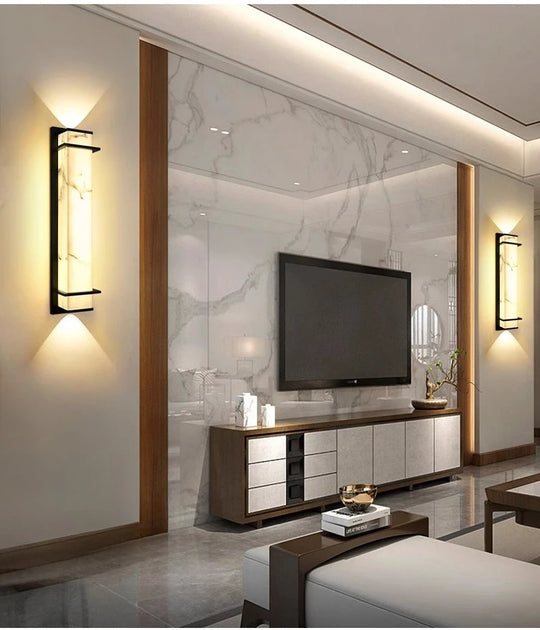 Home Deco Marble LED Outdoor Wall Lamp