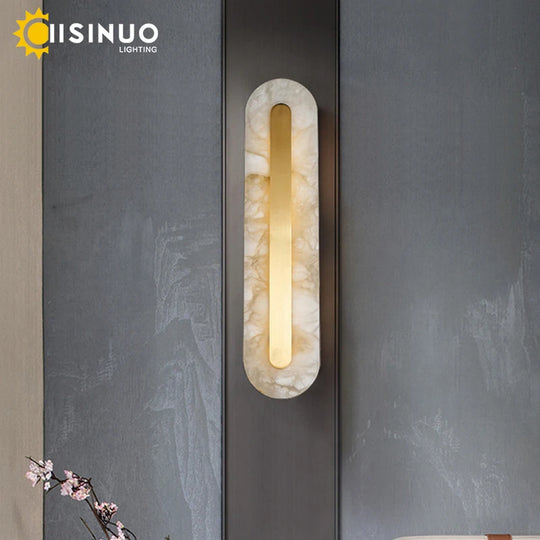 Home Deco Marble Copper Gold Wall Light