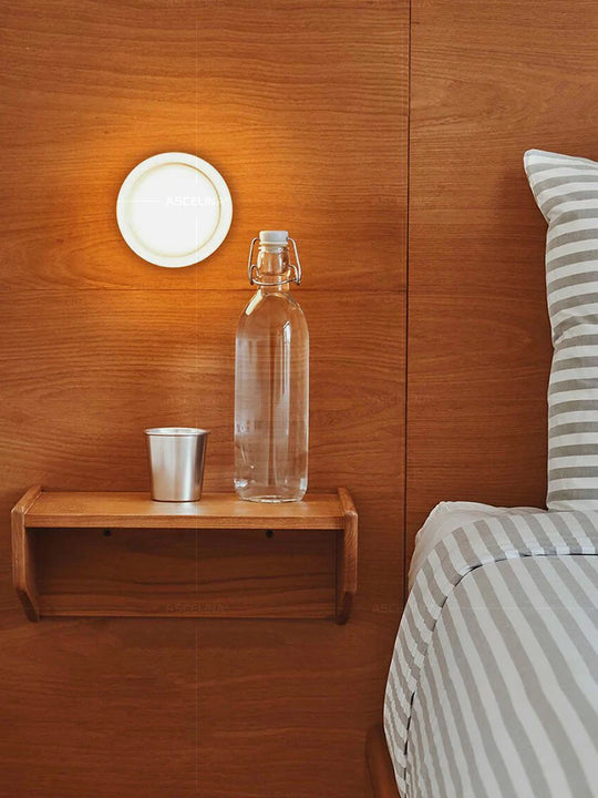 Home Deco Amber Glass LED Wall Lamp