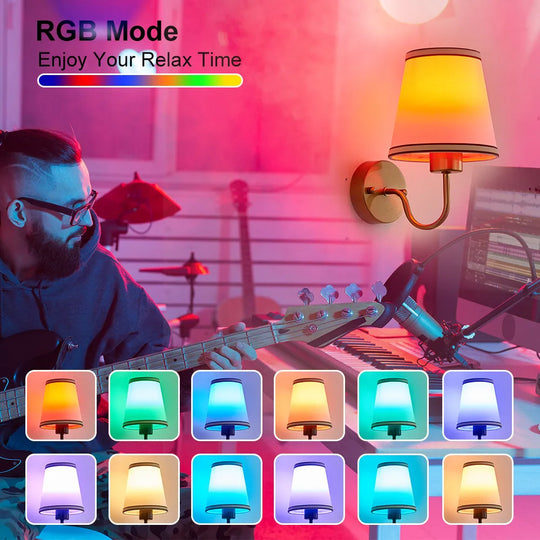 Home Deco Battery Operated Wireless Wall Sconces