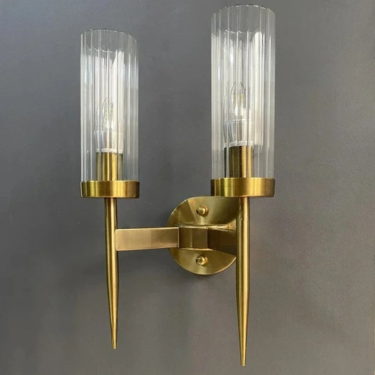 Home Deco Minimalist Glass LED Wall Lamp