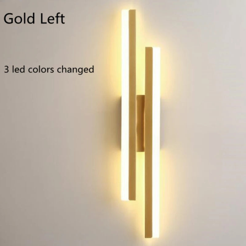 Home Deco Copper Line Acrylic Wall Lamp