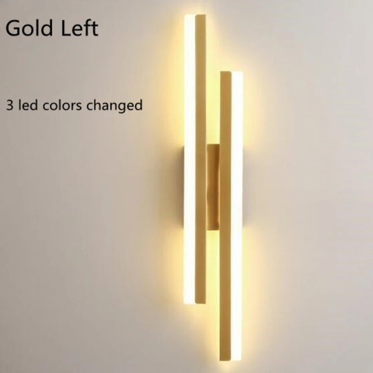 Home Deco Copper Line Acrylic Wall Lamp