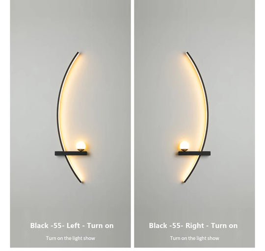 Home Deco Modern LED Moon Wall Lamp