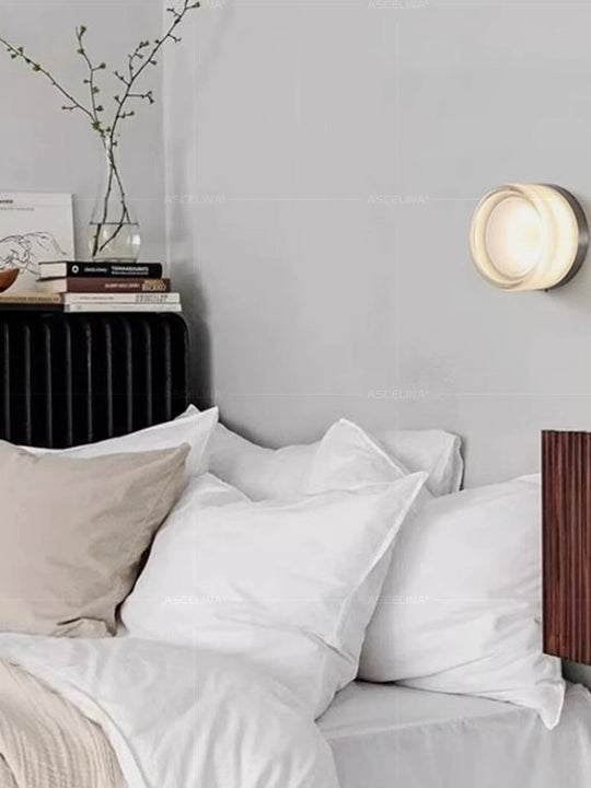 Home Deco Nordic Round Glass Wall Light