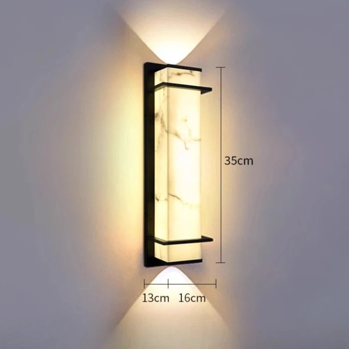 Home Deco Marble LED Outdoor Wall Lamp