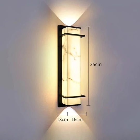 Home Deco Marble LED Outdoor Wall Lamp