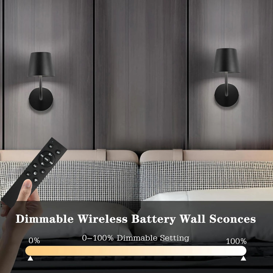 Home Deco USB Rechargeable LED Wall Lamp