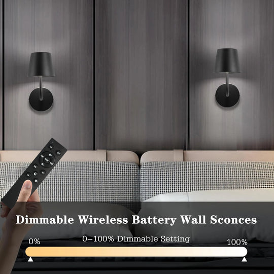 Home Deco USB Rechargeable LED Wall Lamp