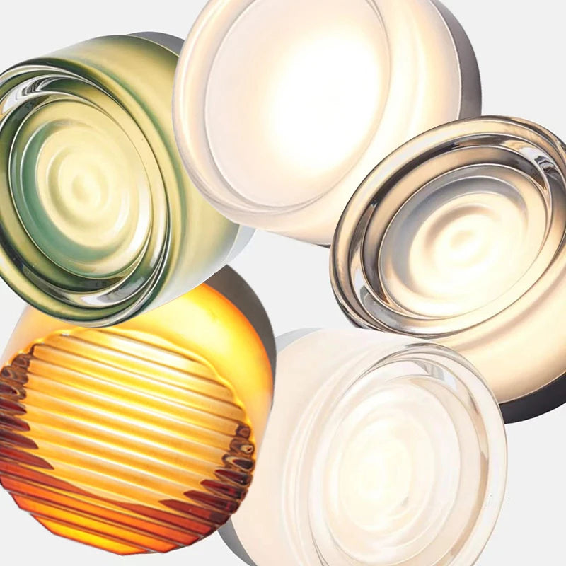 Home Deco Nordic Round Glass Wall Light