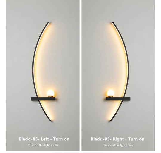 Home Deco Modern LED Moon Wall Lamp