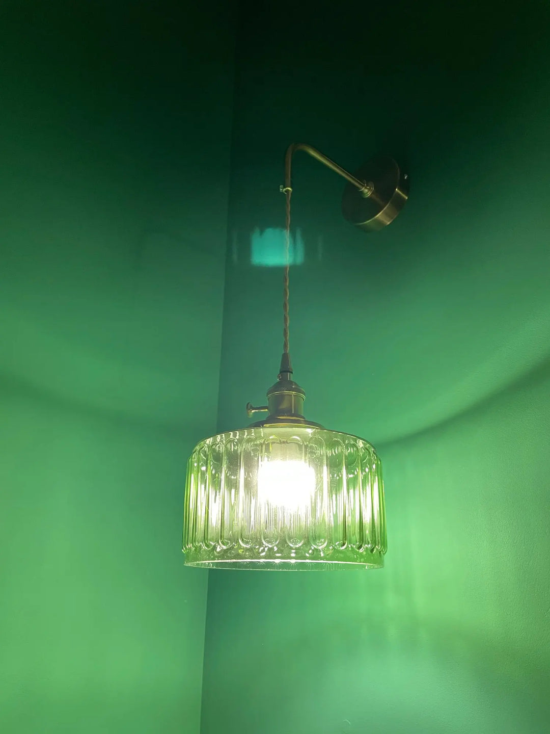 Home Deco Nordic Adjustable Glass Bedside Wall Lamp