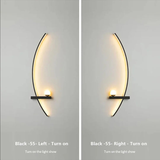 Home Deco Modern LED Moon Wall Lamp