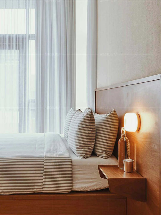 Home Deco Nordic Round Glass Wall Light