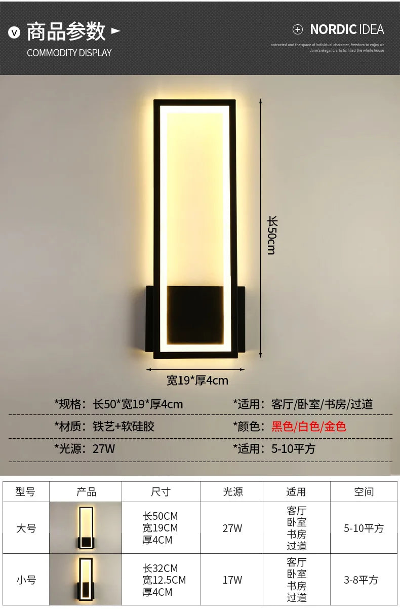 Home Deco Modern Creative LED Wall Light