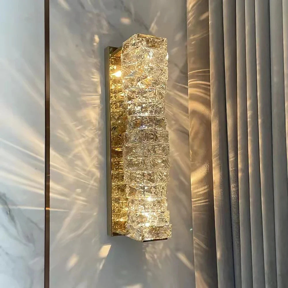 Home Deco Creative Luxury LED Crystal Wall Lamp