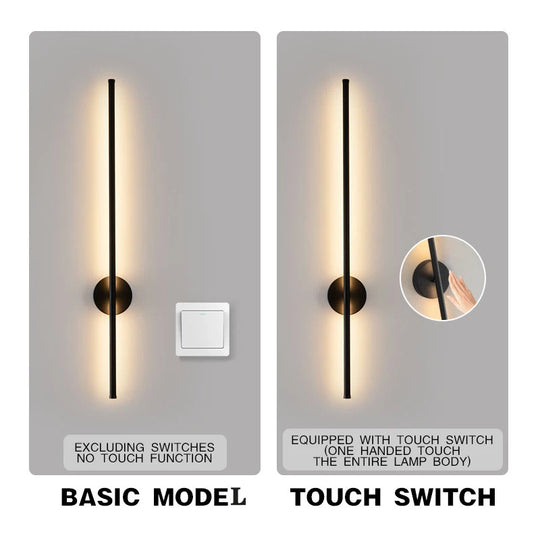 Home Deco Rotatable Dimmable LED Wall Lamp