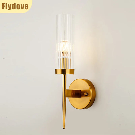Home Deco Minimalist Glass LED Wall Lamp