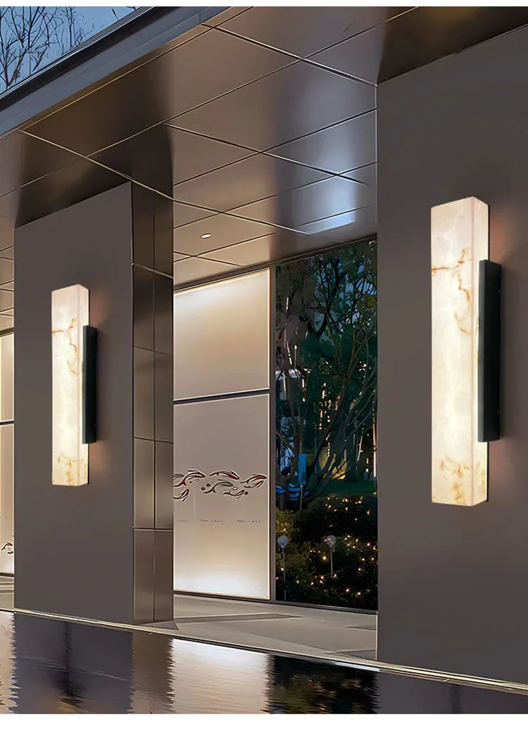 Home Deco Outdoor Imitation Marble LED Wall Light
