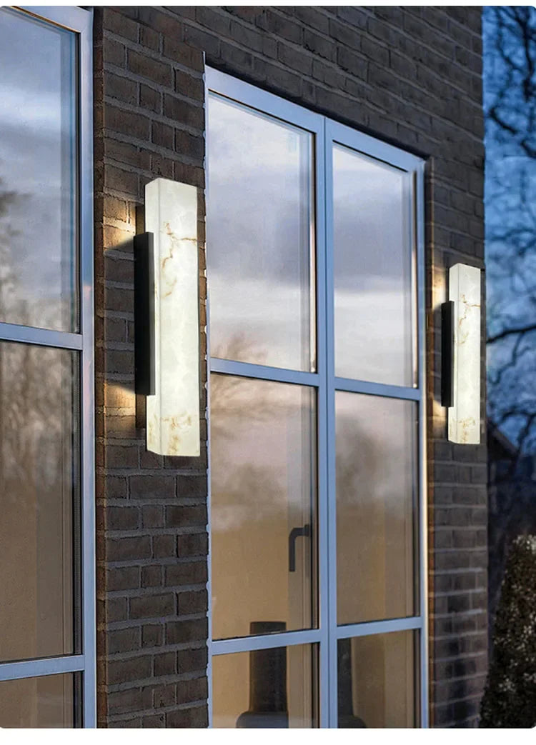 Home Deco Outdoor Imitation Marble LED Wall Light