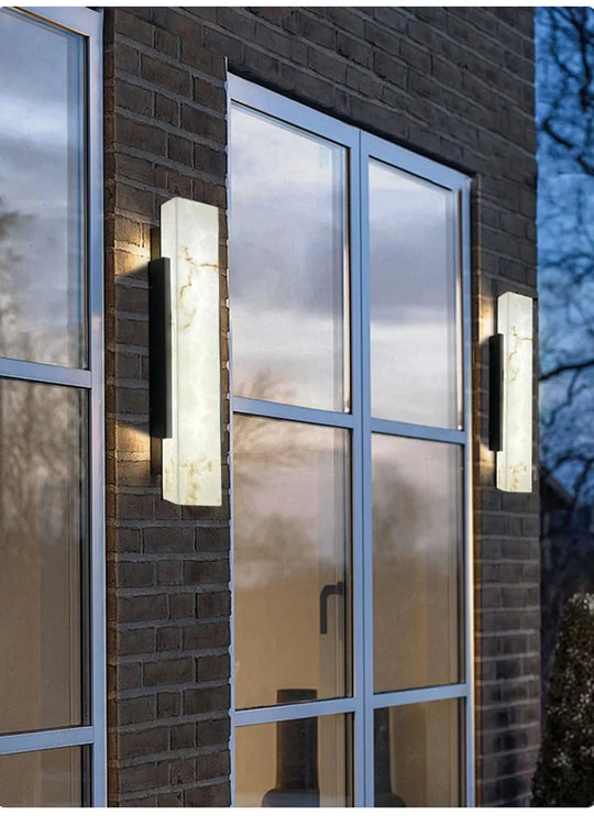 Home Deco Outdoor Imitation Marble LED Wall Light