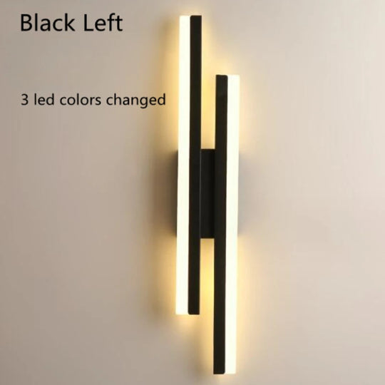 Home Deco Copper Line Acrylic Wall Lamp