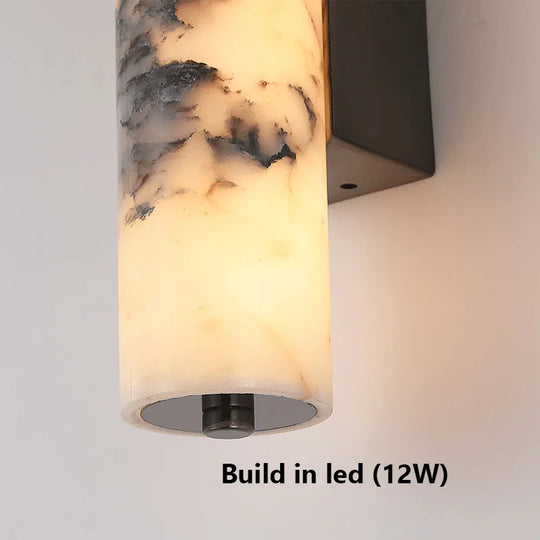 Home Deco Italian Black Marble Wall Lamp