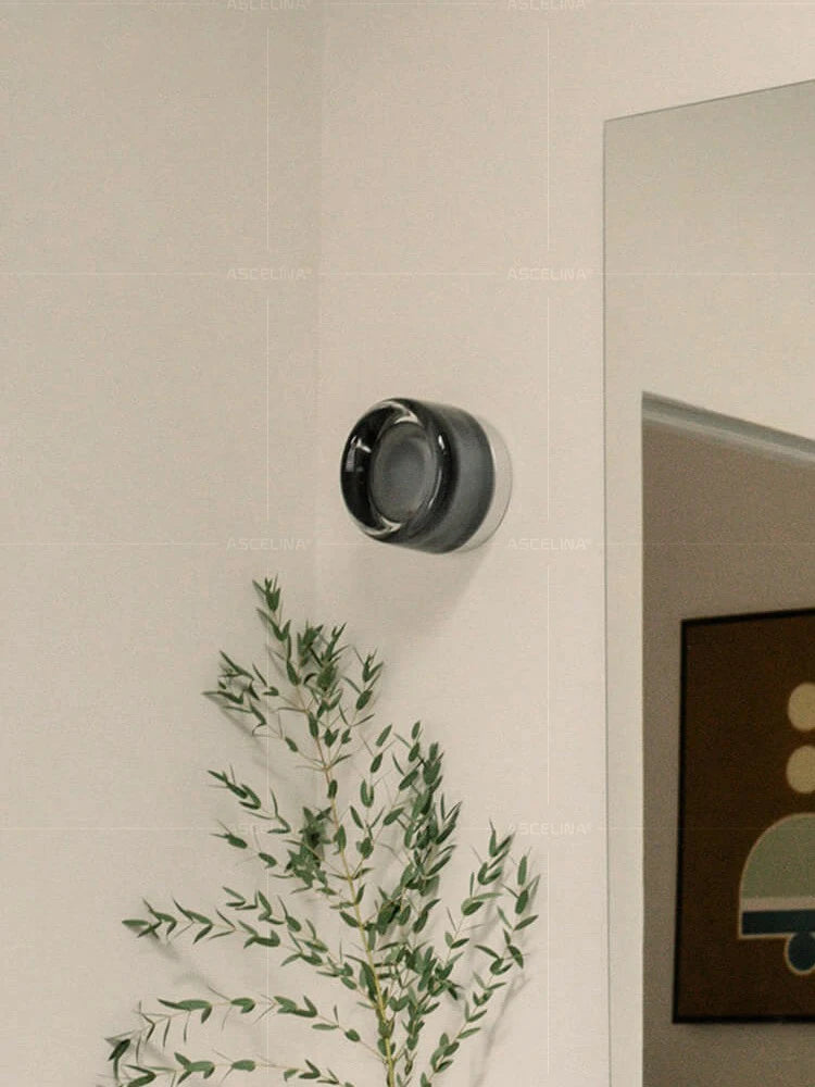Home Deco Nordic Round Glass Wall Light