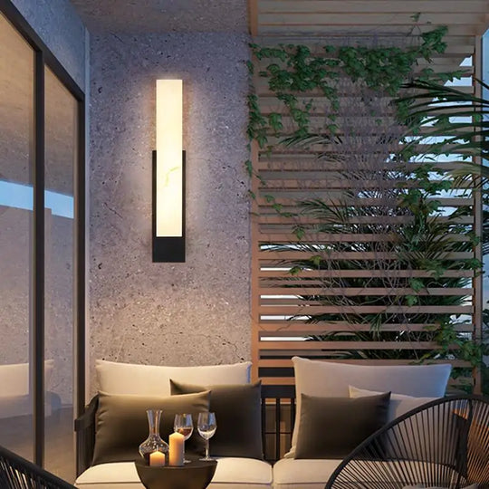 Home Deco Marble LED Outdoor Wall Lamp