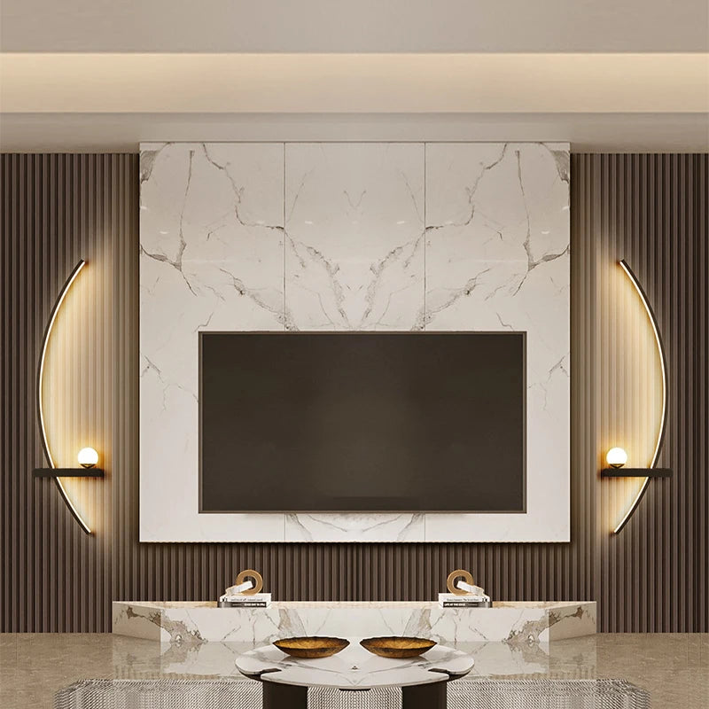 Home Deco Modern LED Moon Wall Lamp