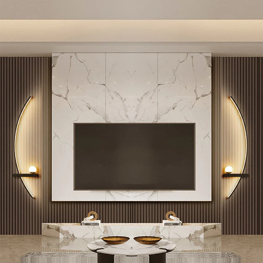 Home Deco Modern LED Moon Wall Lamp