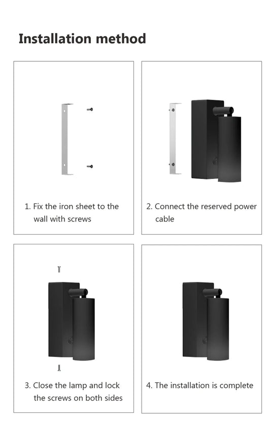 Home Deco Folding LED Bedside Wall Light