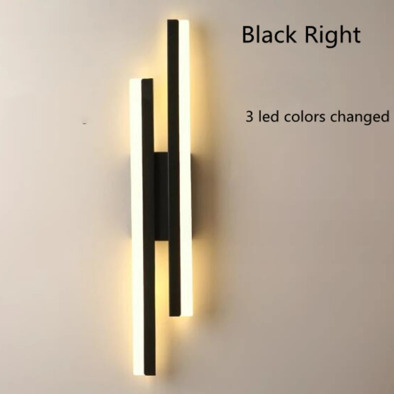 Home Deco Copper Line Acrylic Wall Lamp