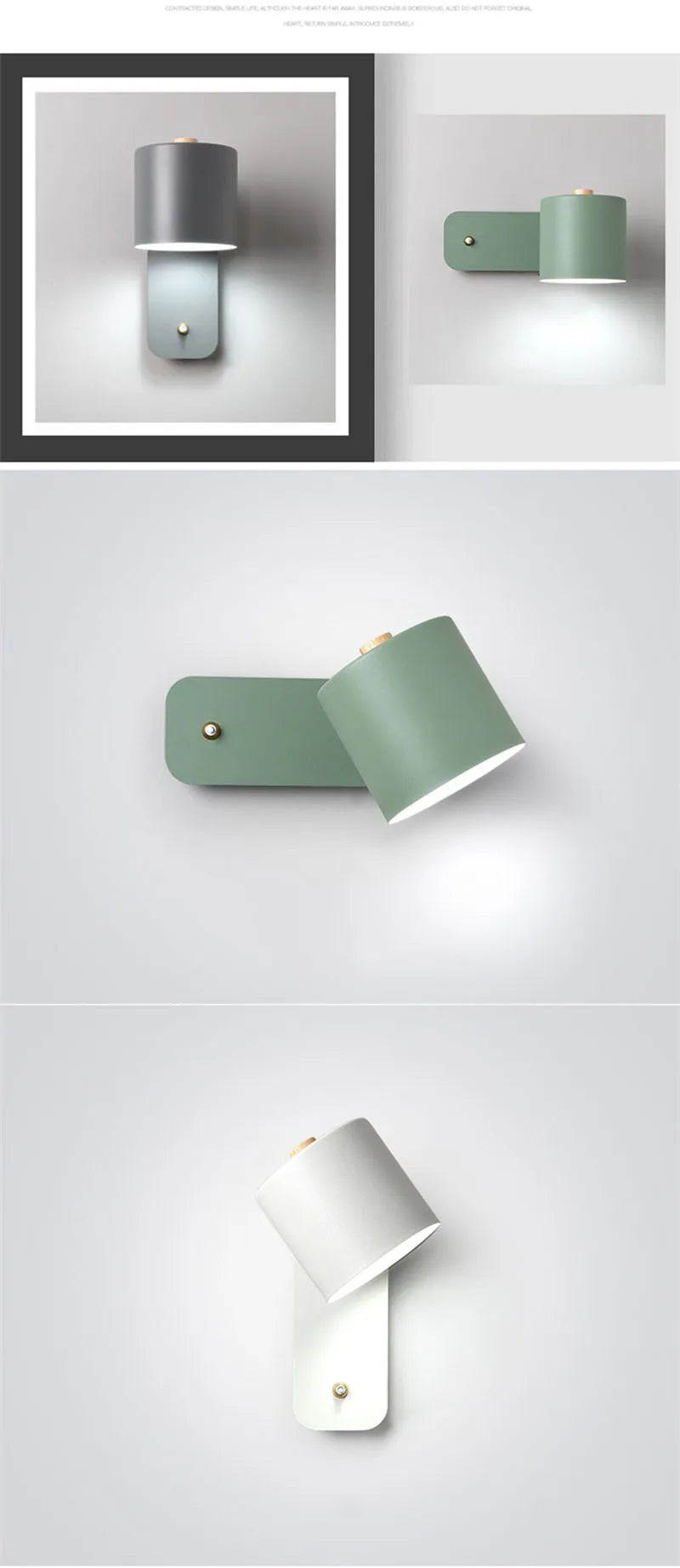 Home Deco Nordic Adjustable LED Reading Wall Light