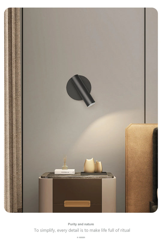 Home Deco Adjustable LED Bedside Wall Lamp