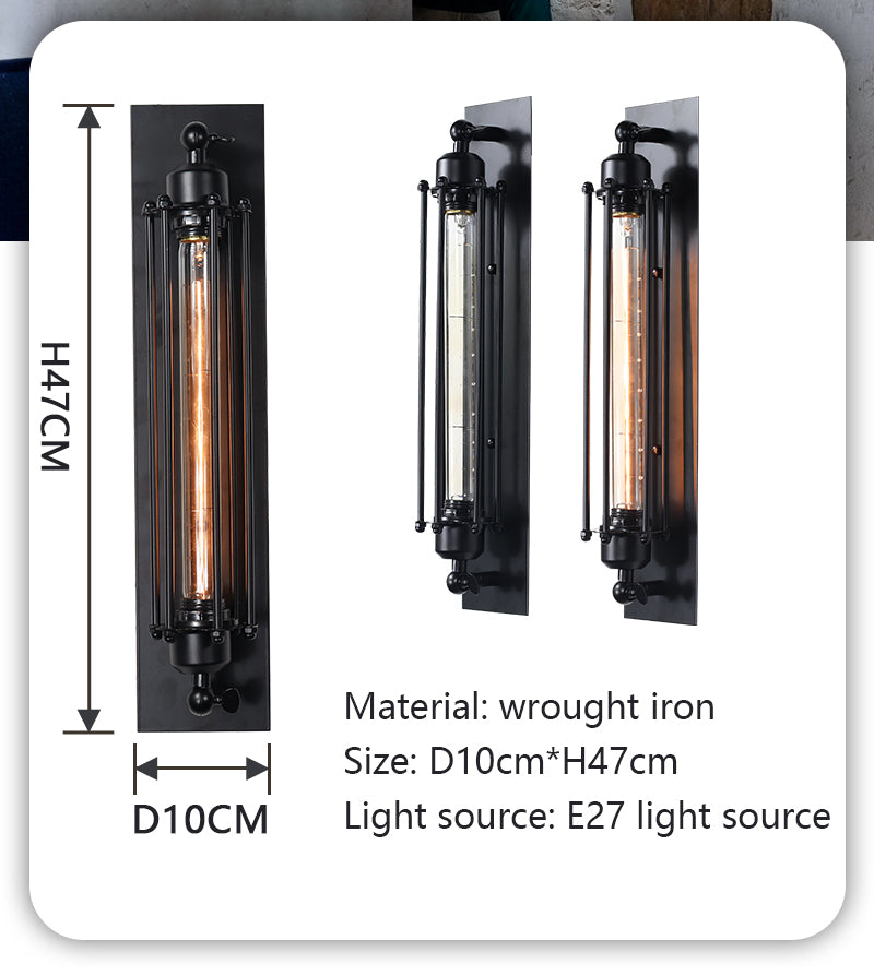 Home Deco Retro Industrial Iron Wall Light