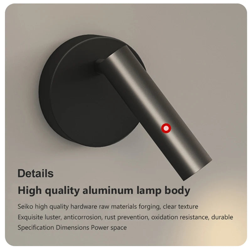 Home Deco Adjustable LED Bedside Wall Lamp