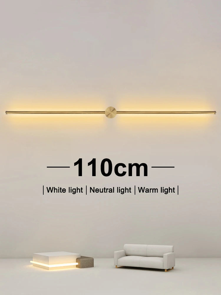 Home Deco White Gold Modern LED Wall Lamp