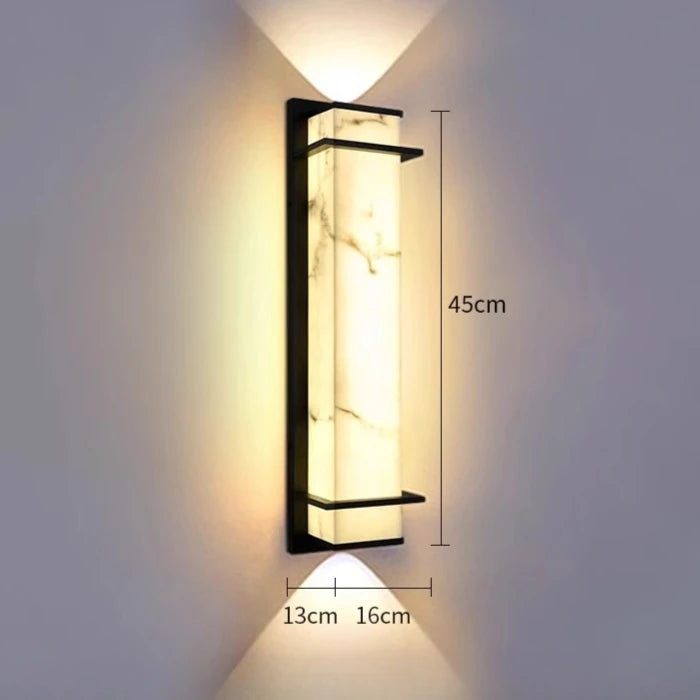 Home Deco Marble LED Outdoor Wall Lamp